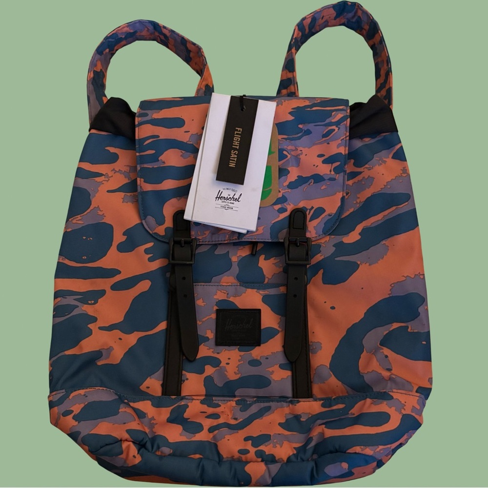 NEW Herschel Supply Company Camo Mini Backpack Recycled Flight Satin Retreat